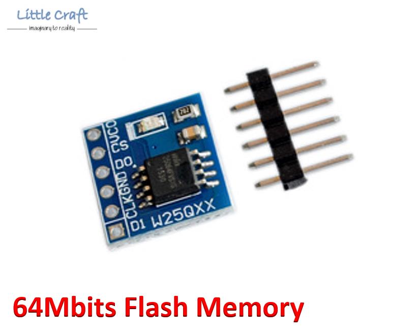 arduino spi flash memory
